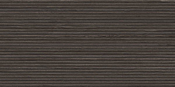 Décor mural effet bois Woodlay Noir mat 60x120 cm