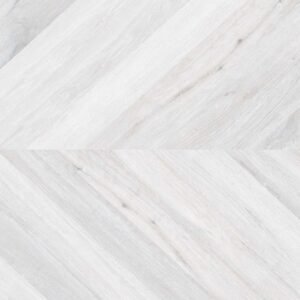 Carrelage effet bois Chevron Blanc mat 60x120 cm