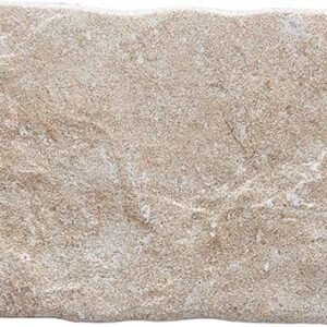 Carrelage extérieur effet pierre Country Beige mat 11,3x22,6 cm