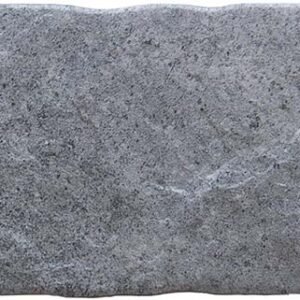 Carrelage extérieur effet pierre Country Gris mat 11,3x22,6 cm