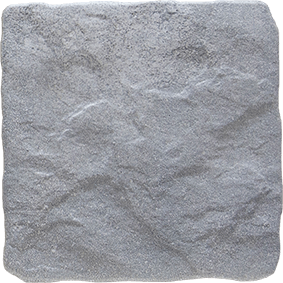 Carrelage extérieur effet pierre Country Gris mat 15x15 cm