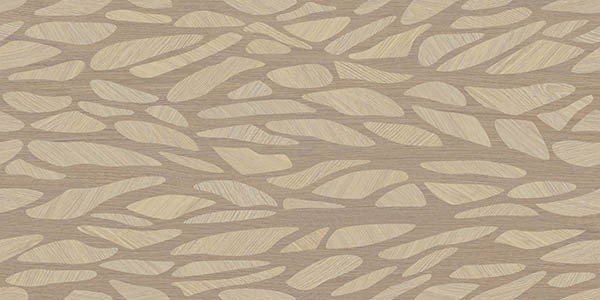 Décor mural effet bois Woodlay Vert mat 60x120 cm