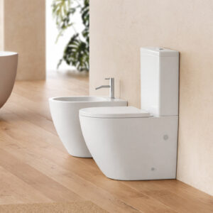 Pack WC au sol Fly – 62x37.5x82cm – Blanc – Mat