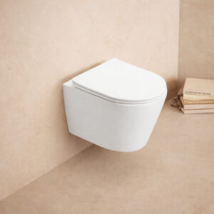 WC suspendu Glamic – Blanc – Mat