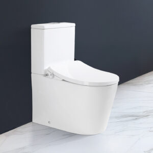 Pack WC au sol Smart – 63x38x85cm – Blanc brillant – Brillant