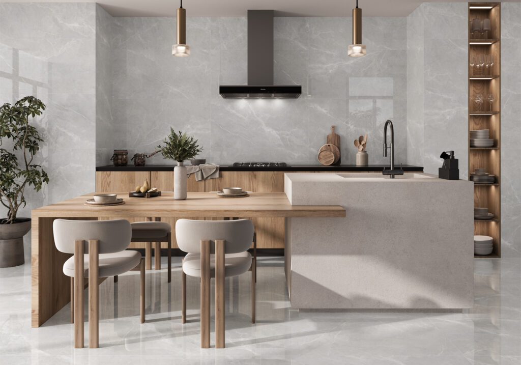 Ambiance de la collection Akira — grès cérame Villa Ceramica