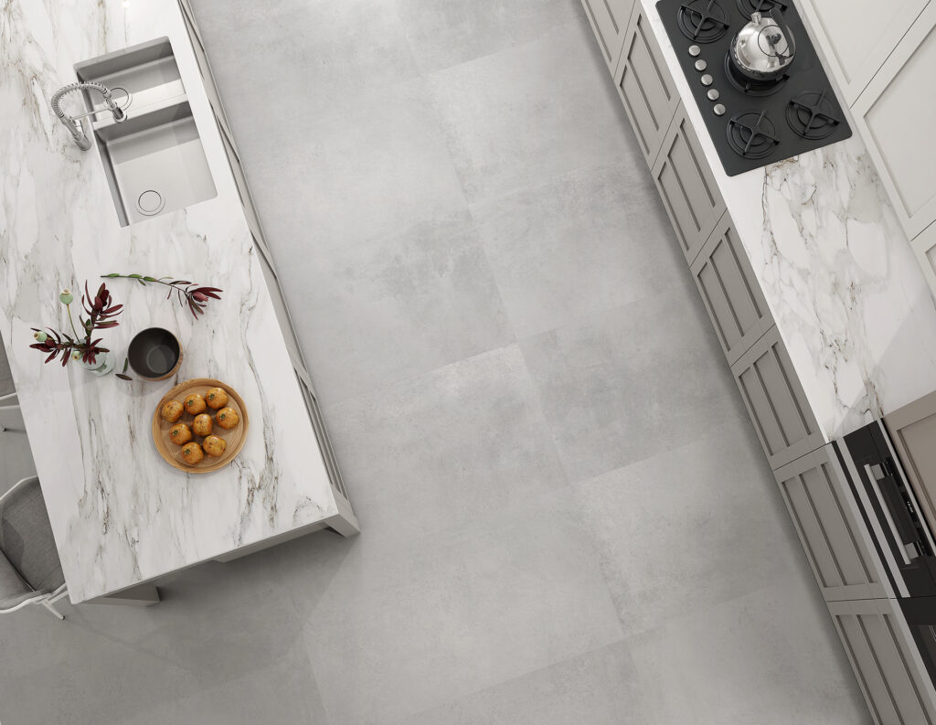 Ambiance de la collection Cloud — grès cérame Villa Ceramica