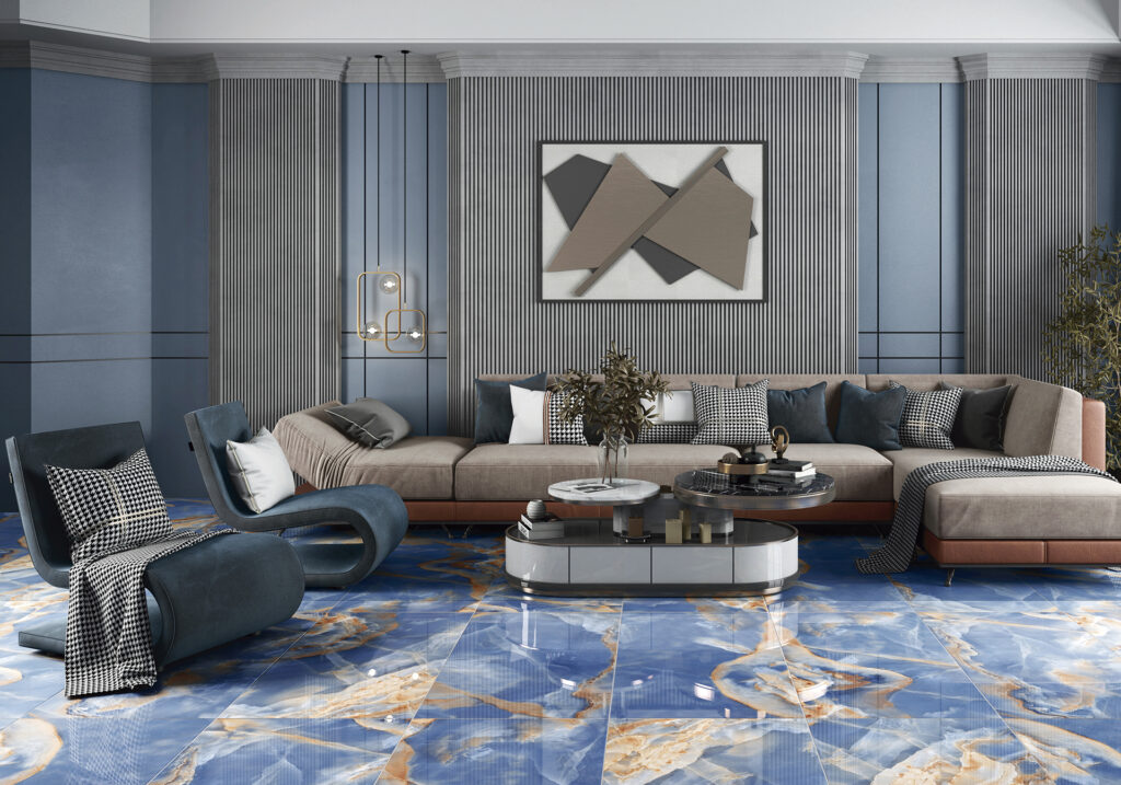 Ambiance de la collection Epsilon — grès cérame Villa Ceramica
