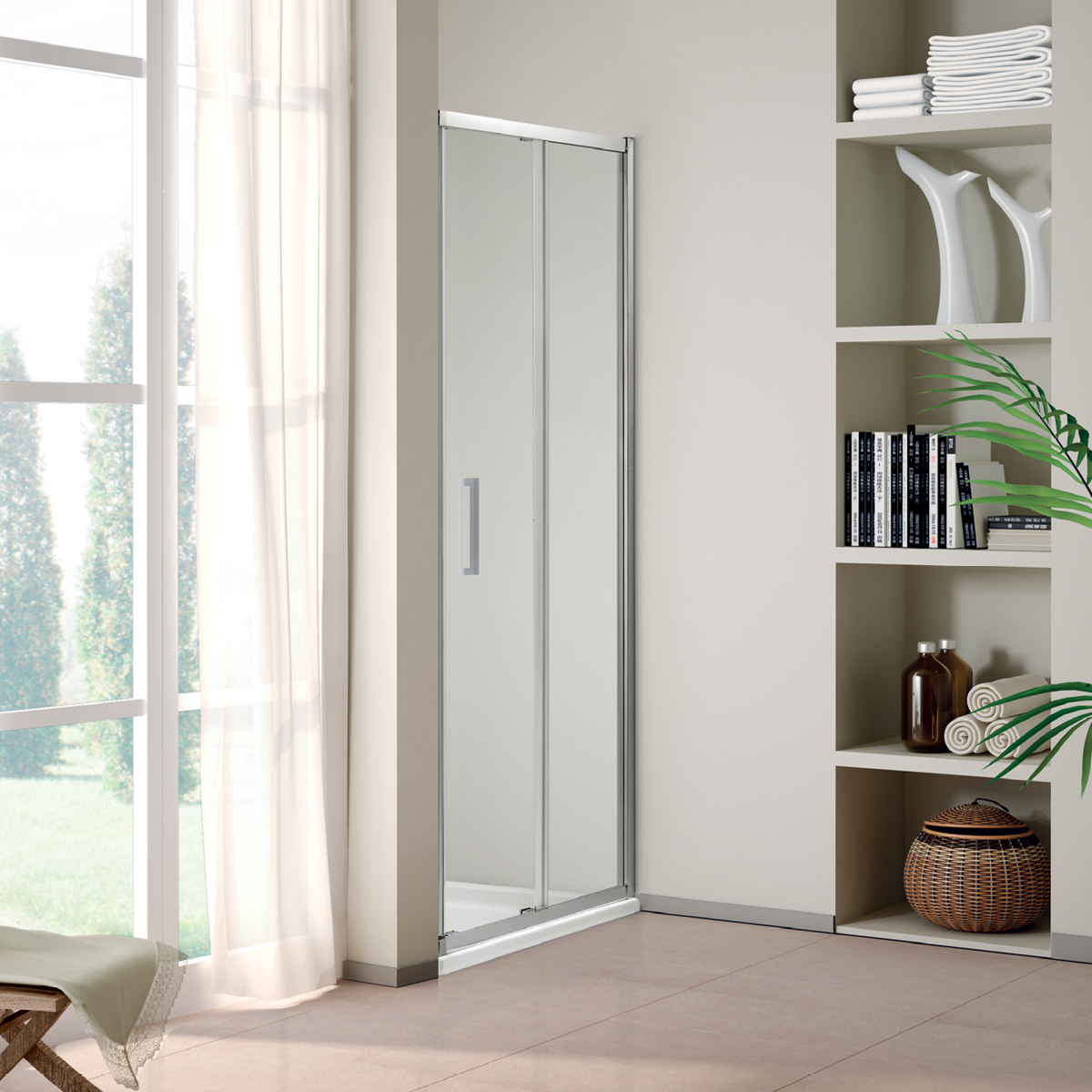 Paroi de douche frontale Happy 150 cm — RUBICER