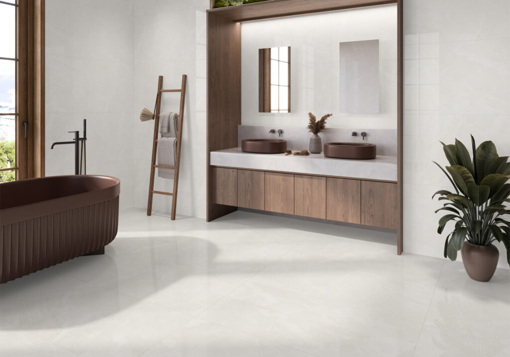 Ambiance de la collection Kiran — grès cérame Villa Ceramica