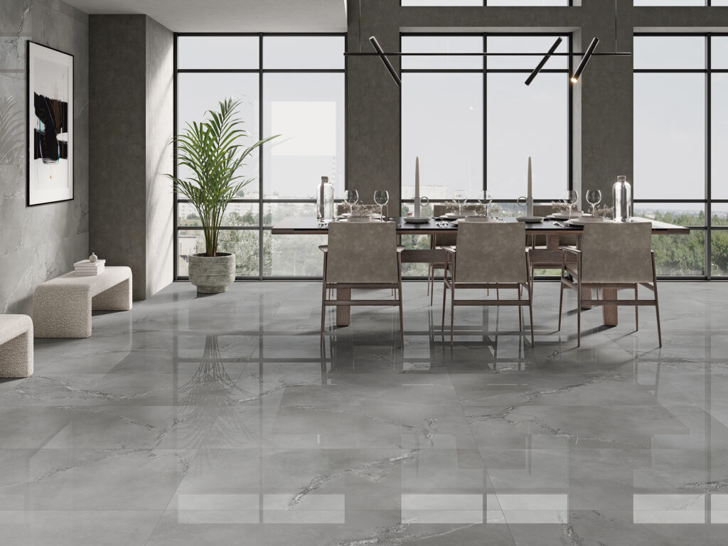 Ambiance de la collection Leo — grès cérame Villa Ceramica