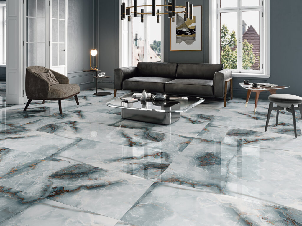 Ambiance de la collection Lyra — grès cérame Villa Ceramica