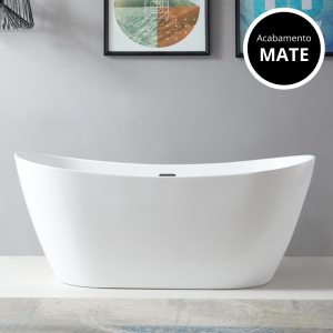 Baignoire sublime en acrylique blanc mat — RUBICER