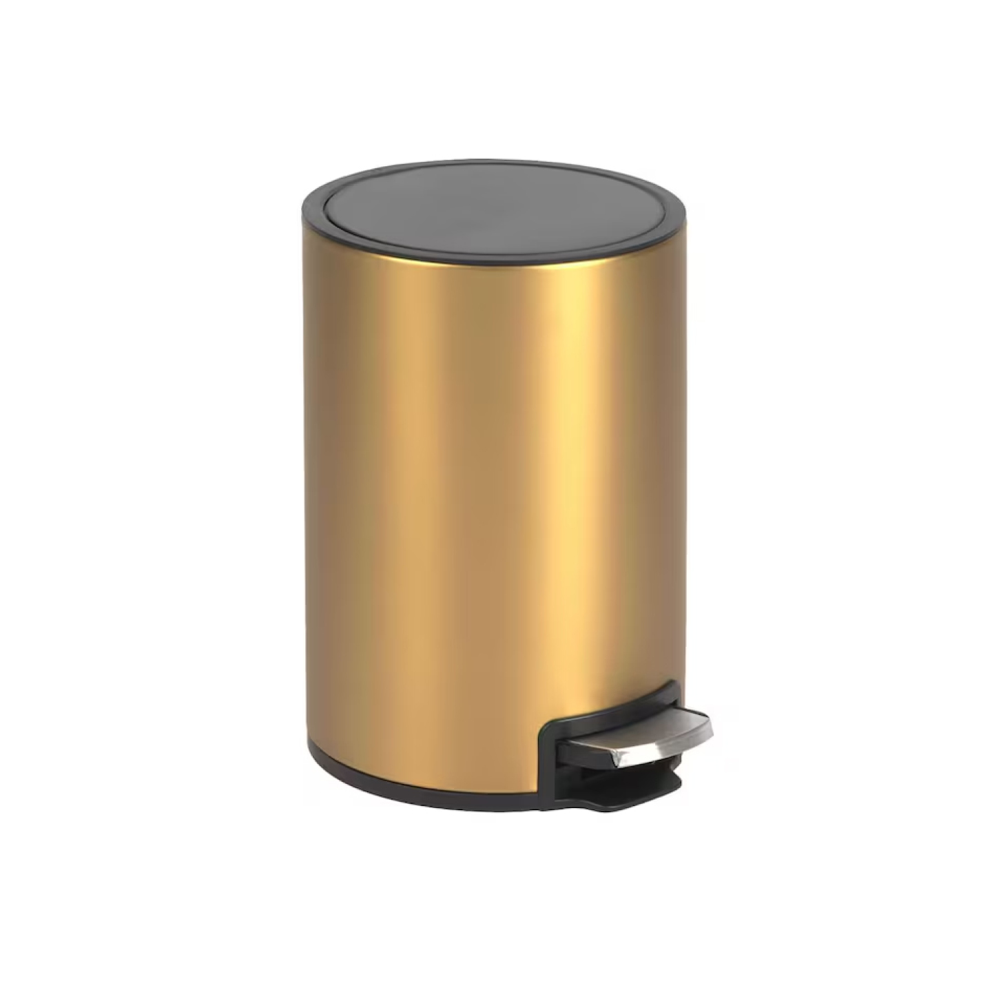 Seau à pédale 5L or brossé — RUBICER