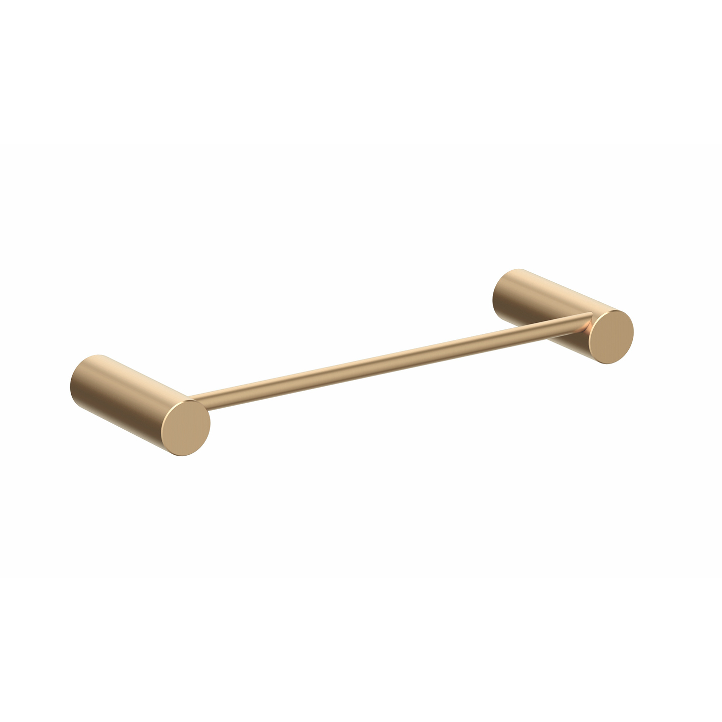 Porte-serviettes bidet 25 cm, finition or brossé lisse — RUBICER