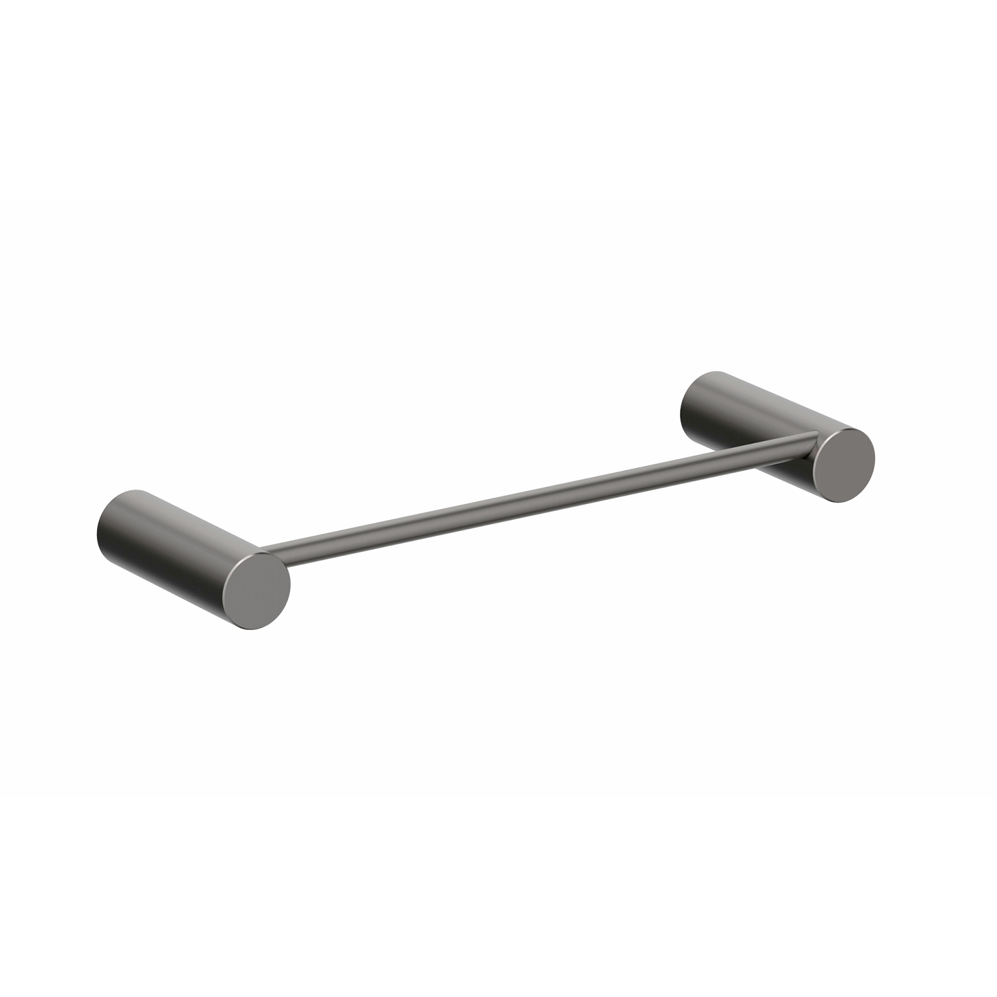 Porte-serviettes 25 cm bidet SMOOTH Gun Metal — RUBICER