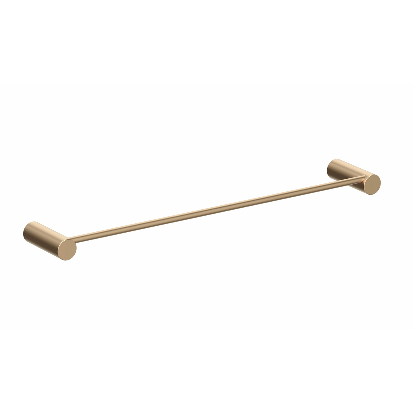 Porte-serviettes bidet 45 cm, finition or brossé lisse — RUBICER