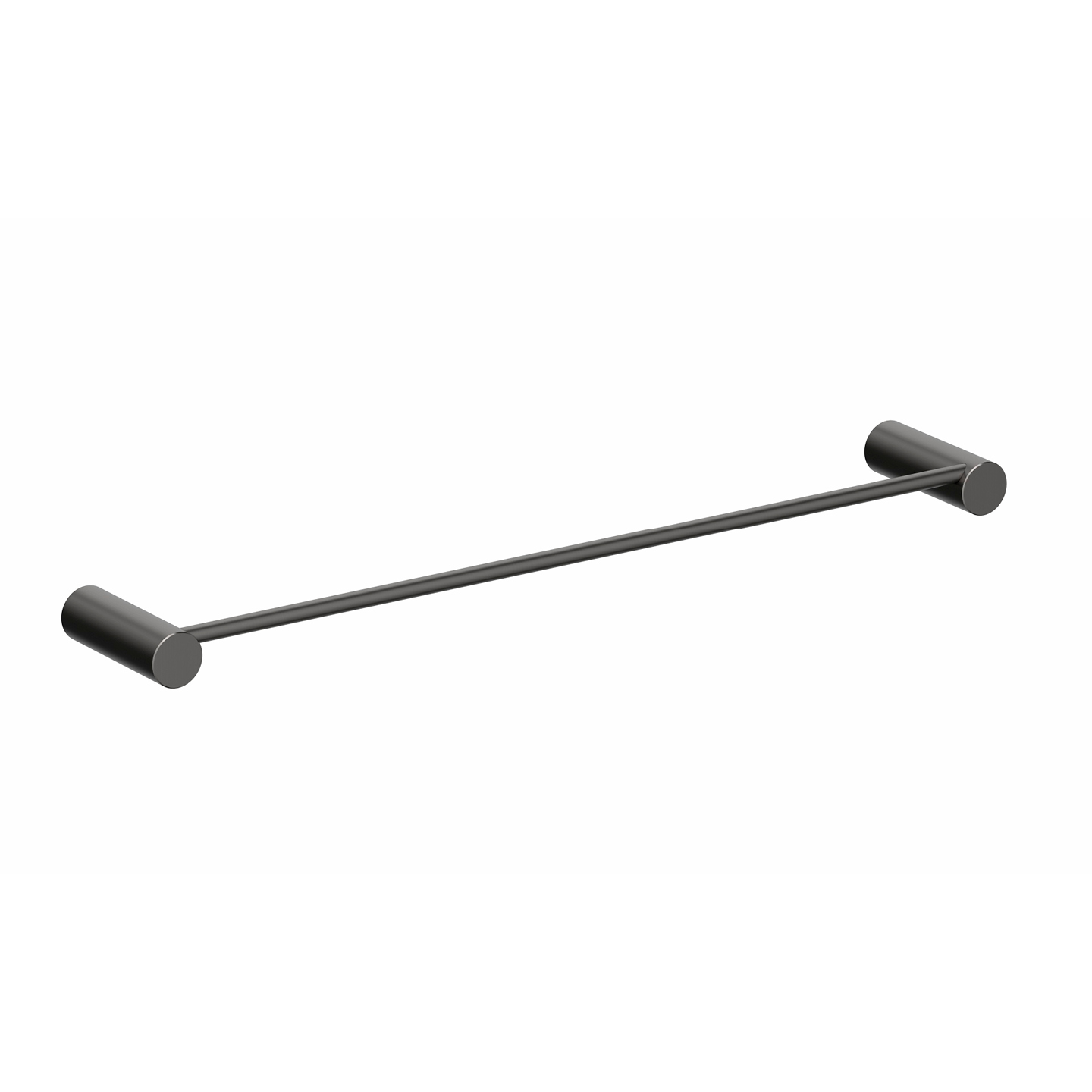Porte-serviettes 45 cm bidet SMOOTH Gun Metal — RUBICER