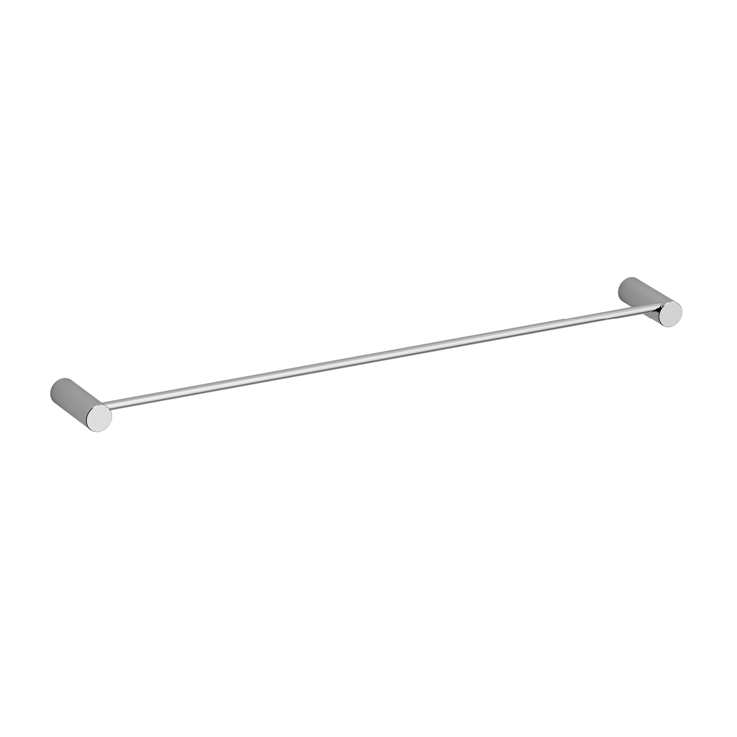 Porte-serviettes bidet chromé lisse de 60 cm — RUBICER