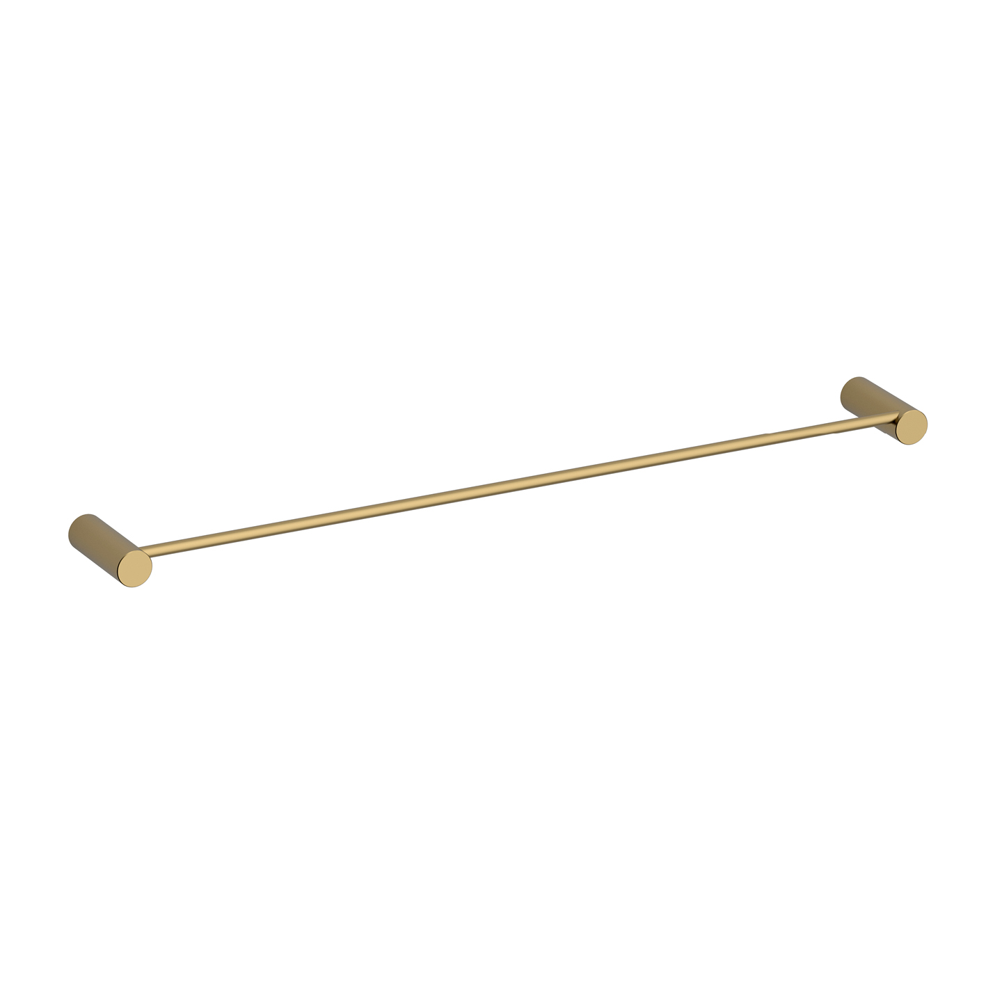 Porte-serviettes bidet 60 cm, finition or brossé lisse — RUBICER