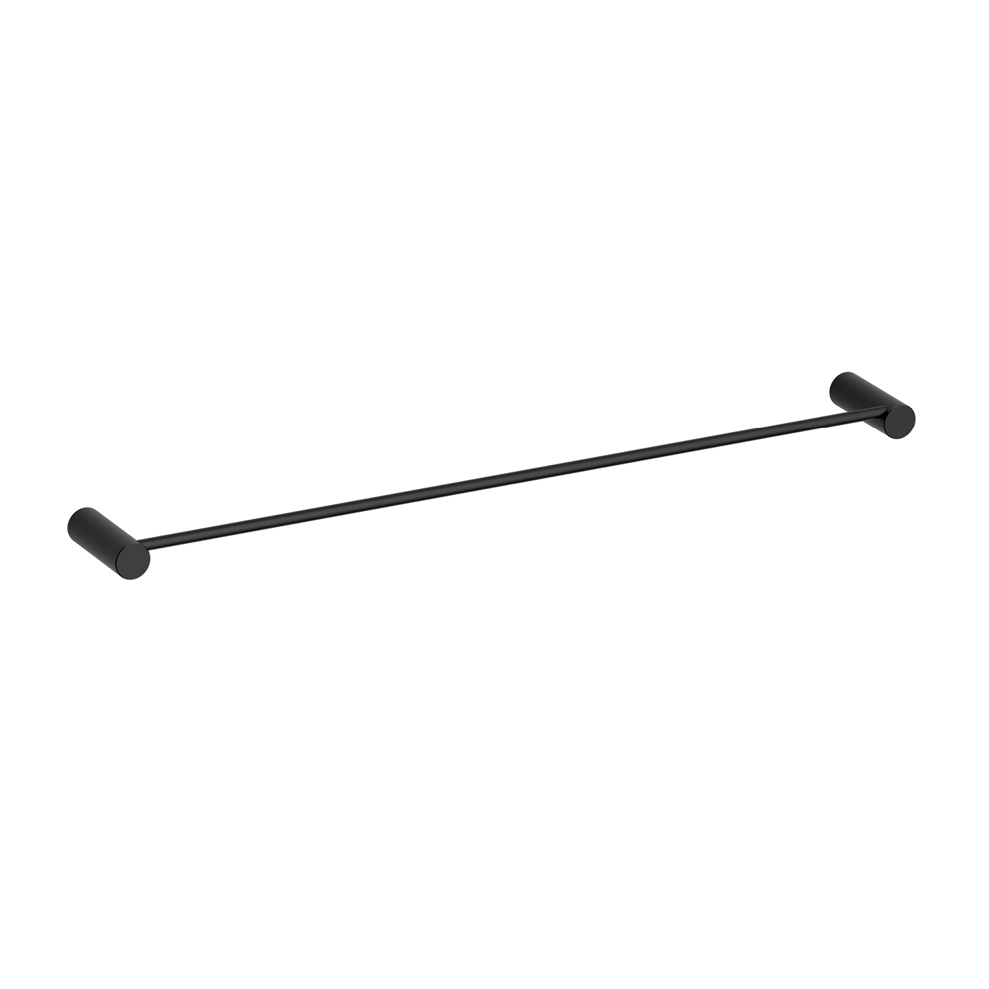 Porte-serviettes bidet 60 cm, noir mat lisse — RUBICER