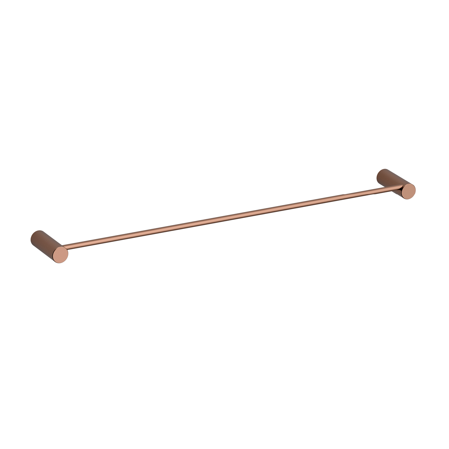 Porte-serviettes bidet 60 cm, finition lisse or rose brossé — RUBICER