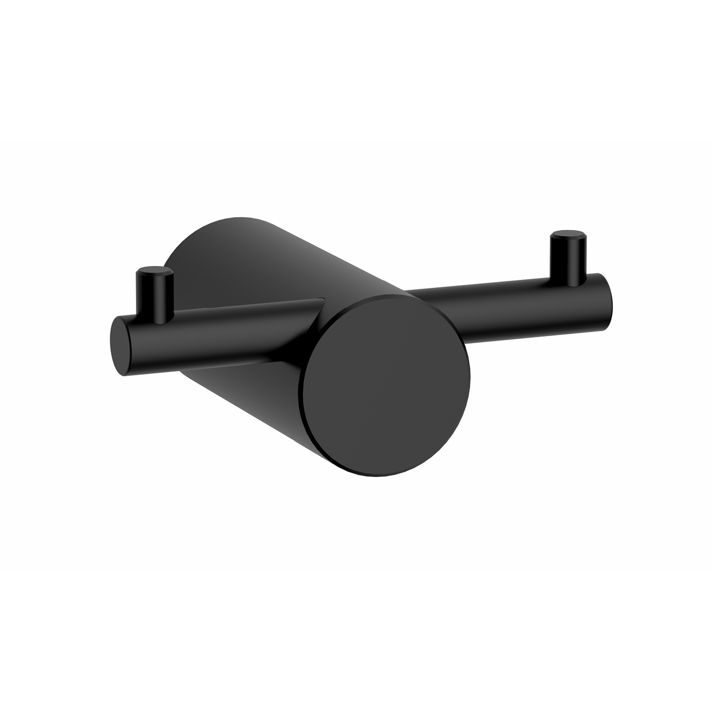 Cintre double lisse, noir mat — RUBICER