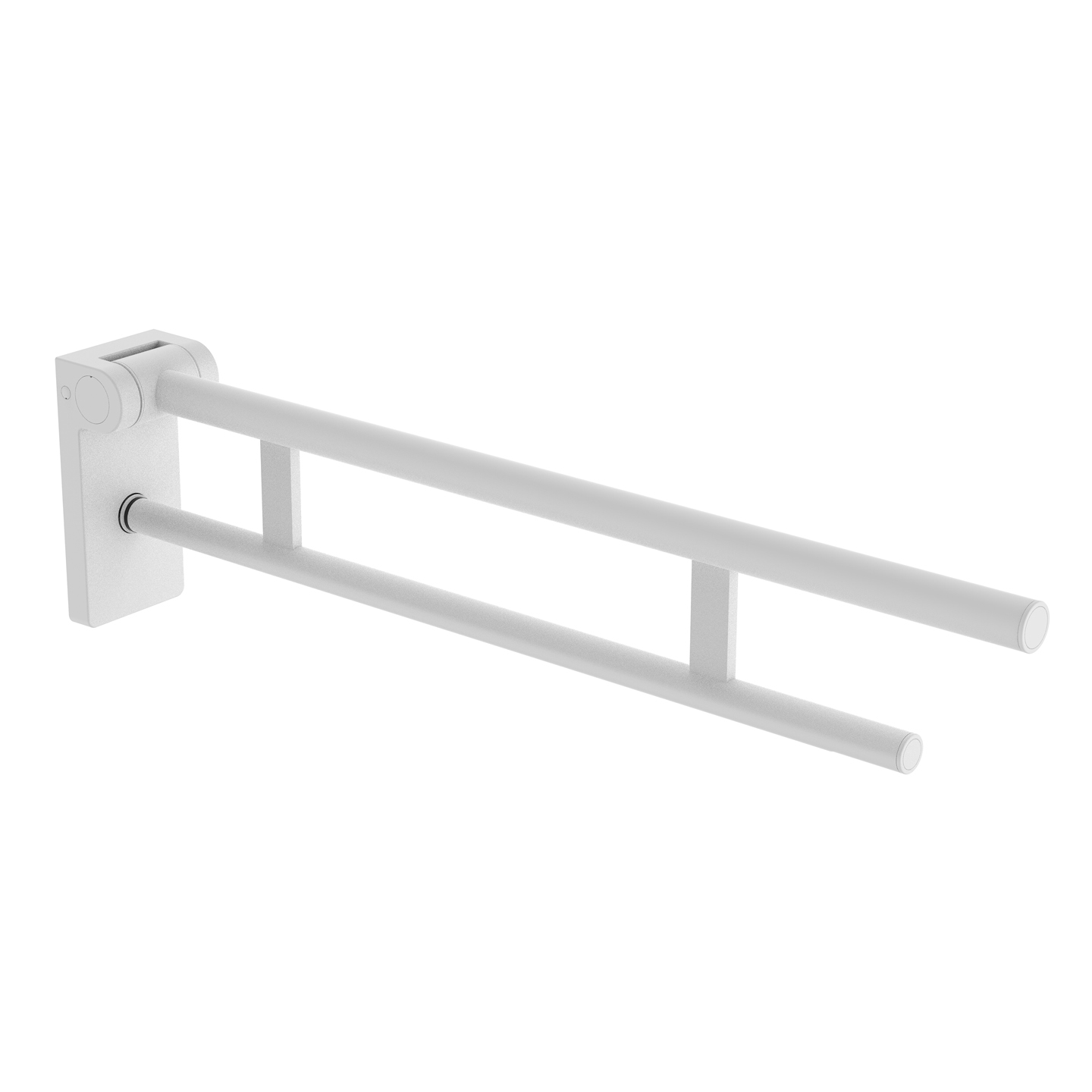 Barre d'appui pliable en acier inoxydable blanc mat — RUBICER