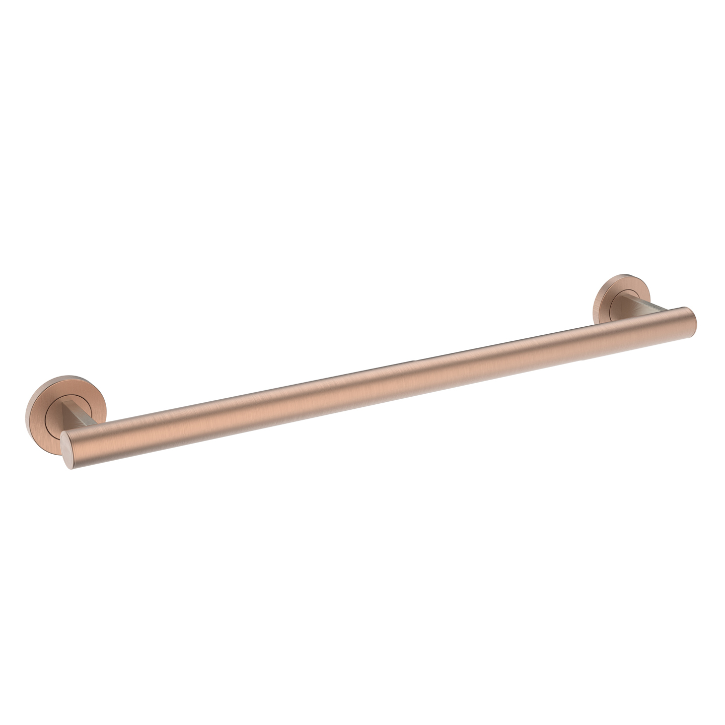 Barre de support de 60 cm en acier inoxydable SUS304 plaqué or rose brossé — RUBICER