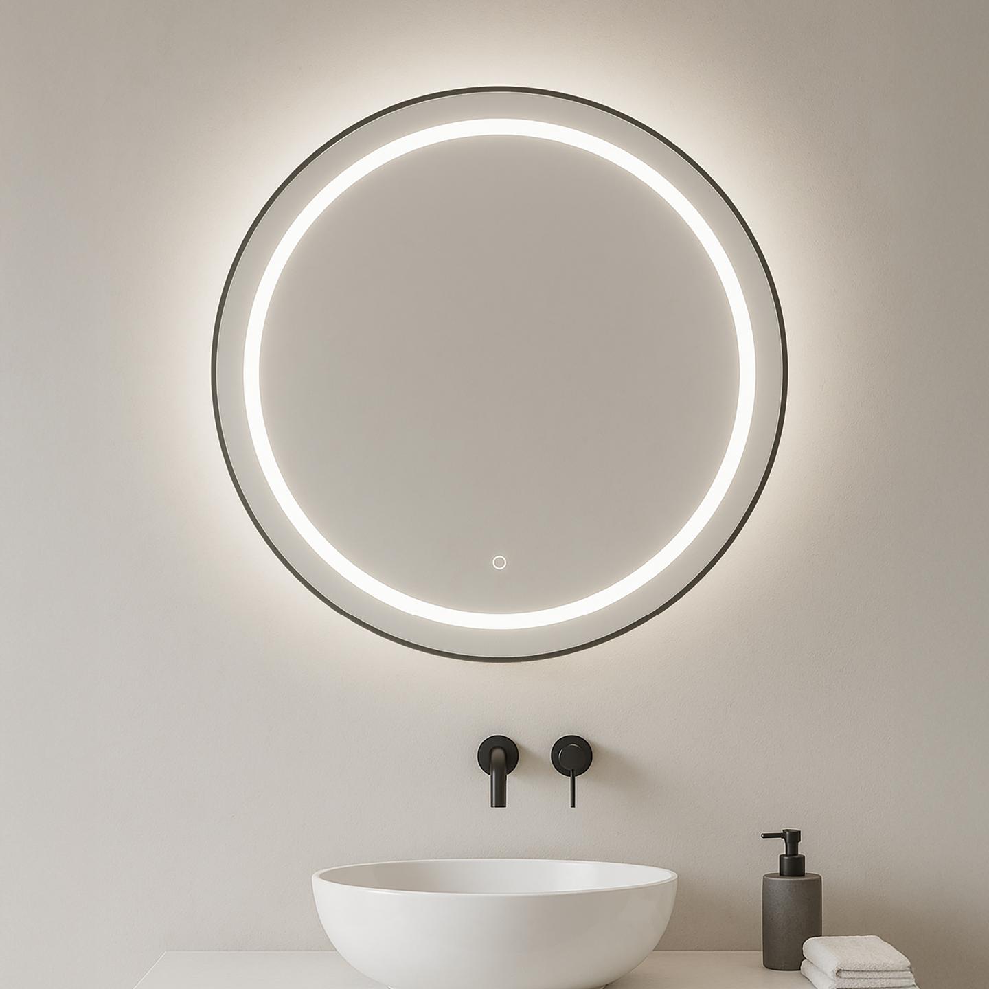 Miroir d'affichage Ø80cm — RUBICER