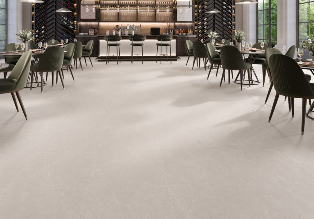 Ambiance de la collection Omega — grès cérame Villa Ceramica