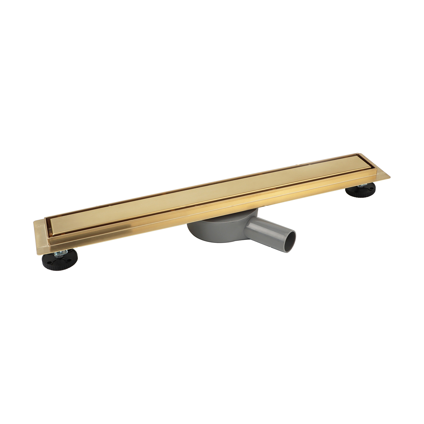Bonde de douche en acier inoxydable 60 cm, couleur or — Réf. RHX002600GLD · Rubicer