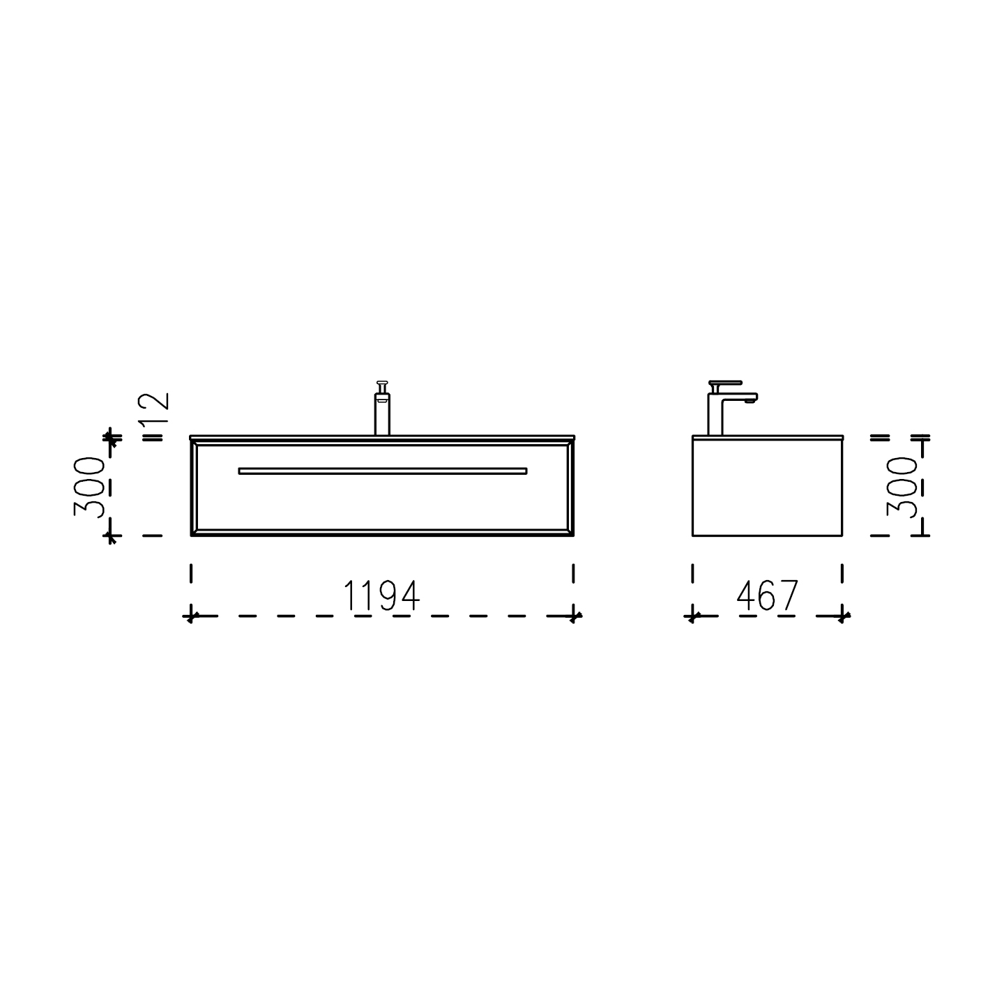 Armoire murale blanche de seulement 120 cm — RUBICER – Image 3