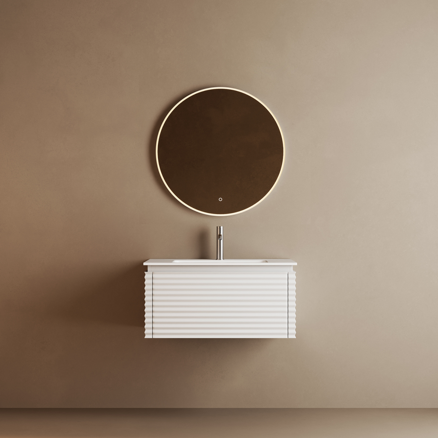 Meubles blancs Stria H 80 cm — RUBICER
