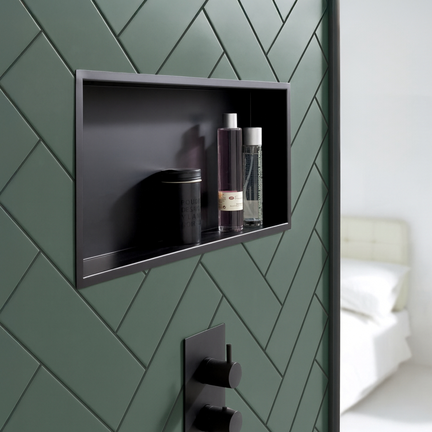 Niche intégrée en acier inoxydable 30x45cm — Réf. RNI304510BRCM · Rubicer