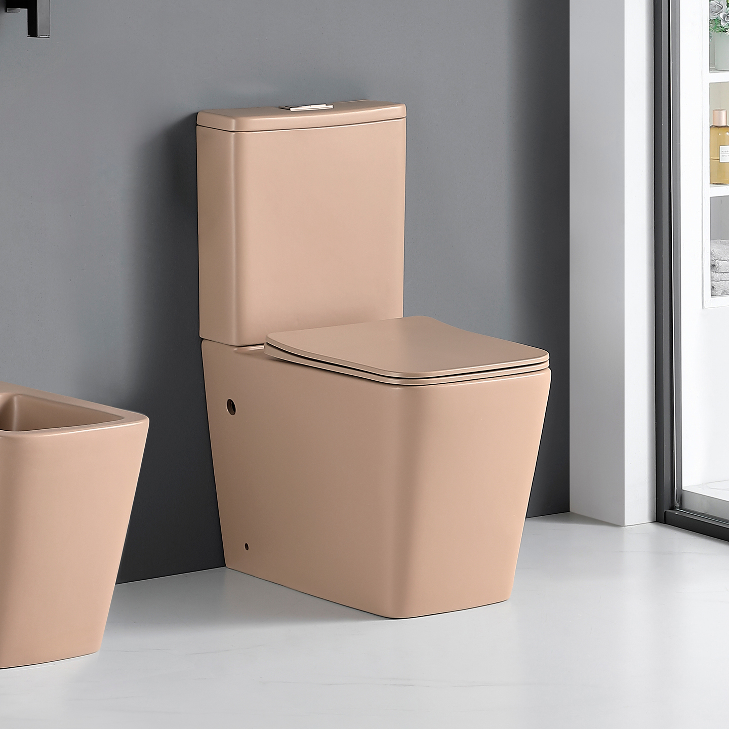 Pack toilette complet BTW Elegant Cappuccino Mate — RUBICER