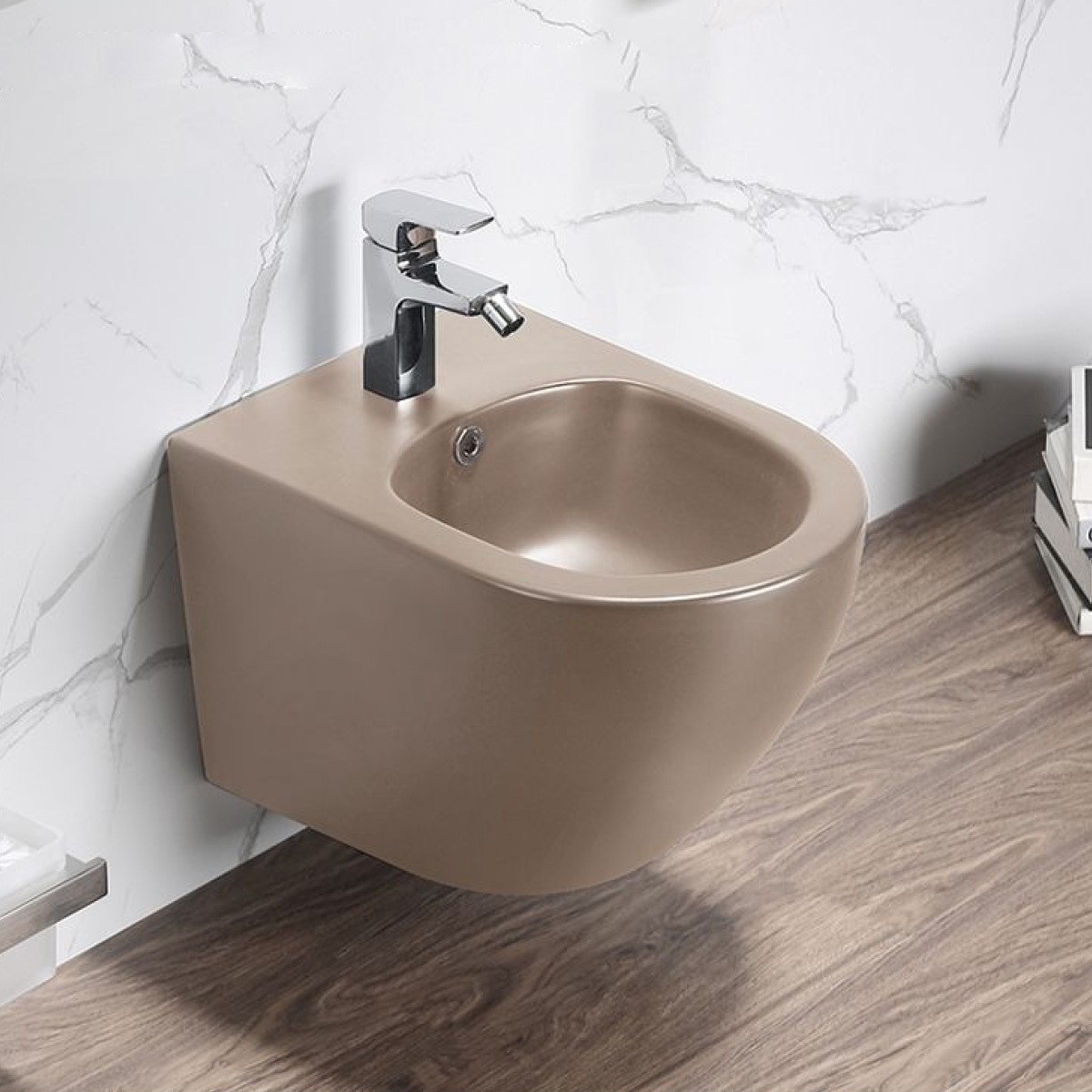 Bidet suspendu Cappucinno mat — RUBICER