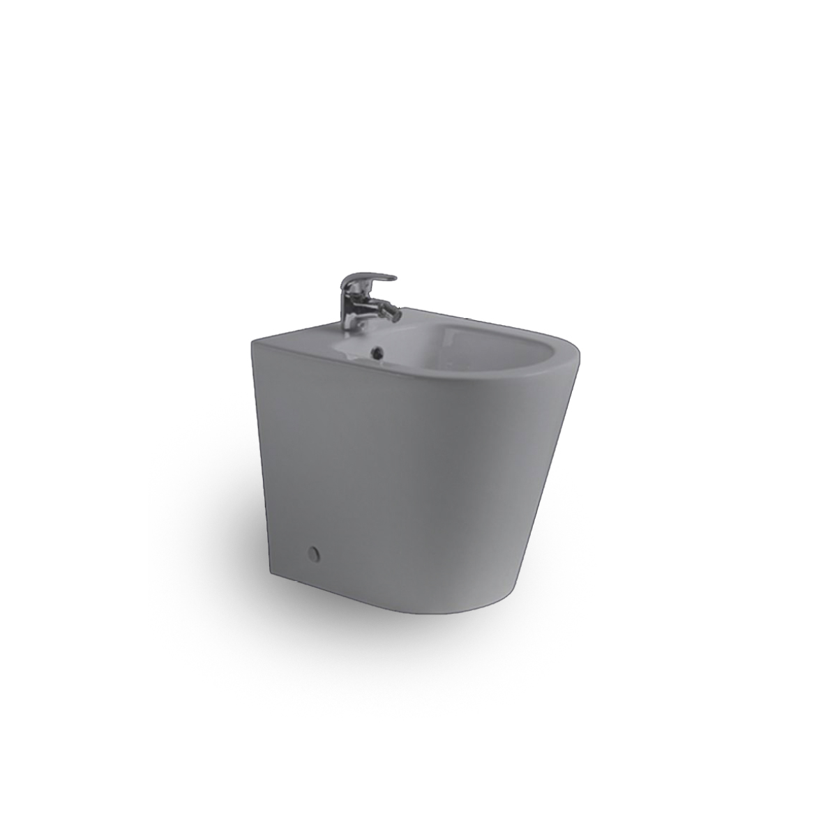 Bidet BTW Glamic Gris mat — RUBICER