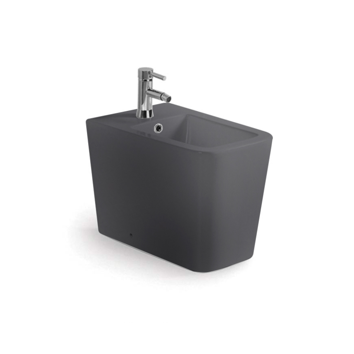 Bidet BTW Elegant Gris foncé mat — RUBICER