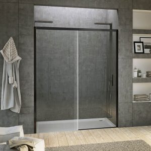 Pare-douche avant noir Basic Plus — RUBICER
