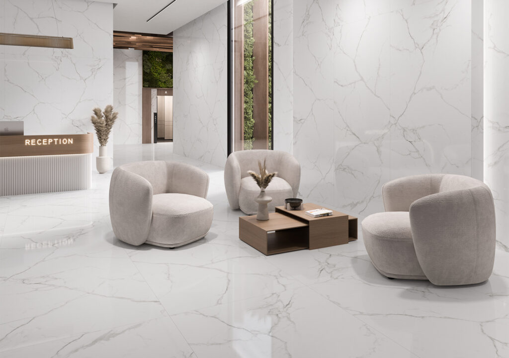 Ambiance de la collection Geminis — plaques V-LAM Villa Ceramica