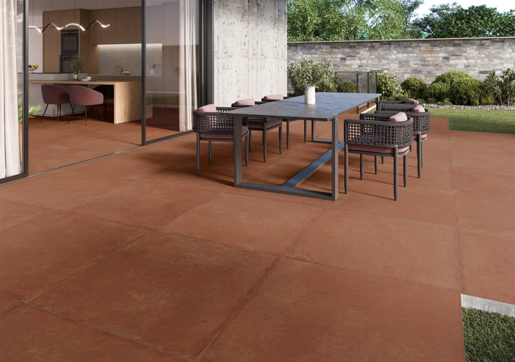 Ambiance de la collection Hermes — grès cérame Villa Ceramica