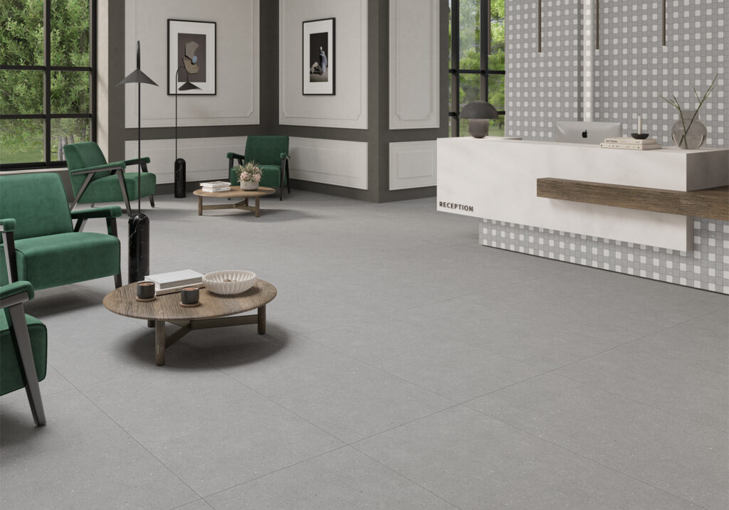 Ambiance de la collection Void — grès cérame Villa Ceramica