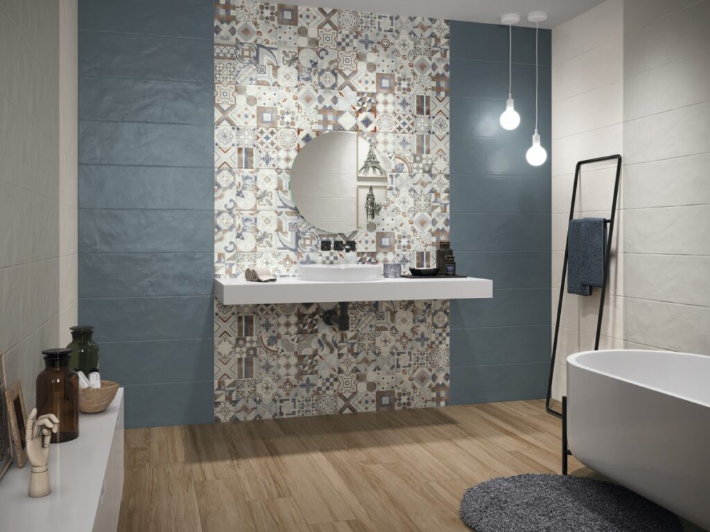 Ambiance de la collection Ainhoa — faïence murale Cristacer