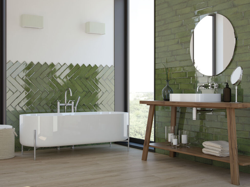 Ambiance de la collection Alchimia — carrelage mural