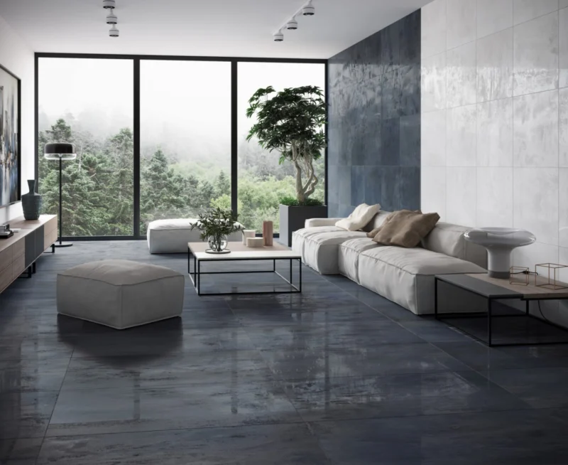 Ambiance Iron — Pièce de vie — Blue