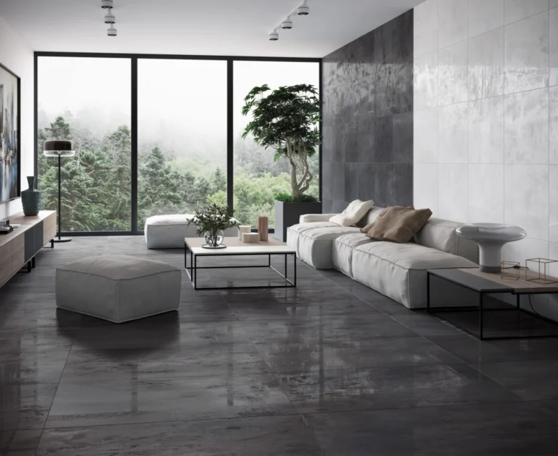 Ambiance Iron — Pièce de vie — Graphite