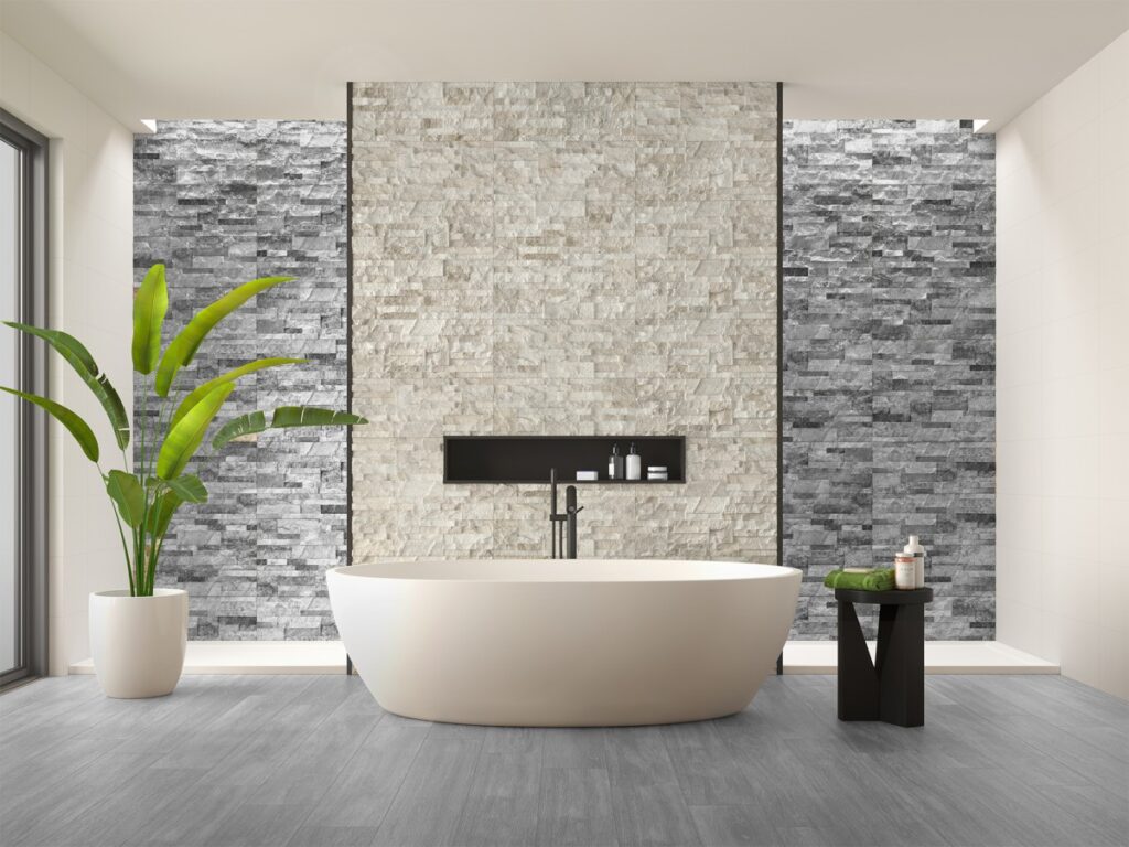 Ambiance de la collection Quartz — revêtement mural Cristacer