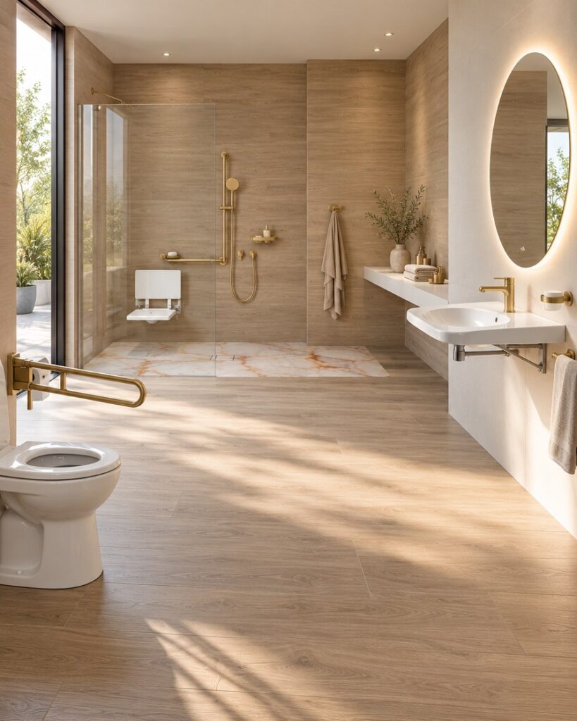 Bois clair & or brossé · Lumber Oak · Or brossé
