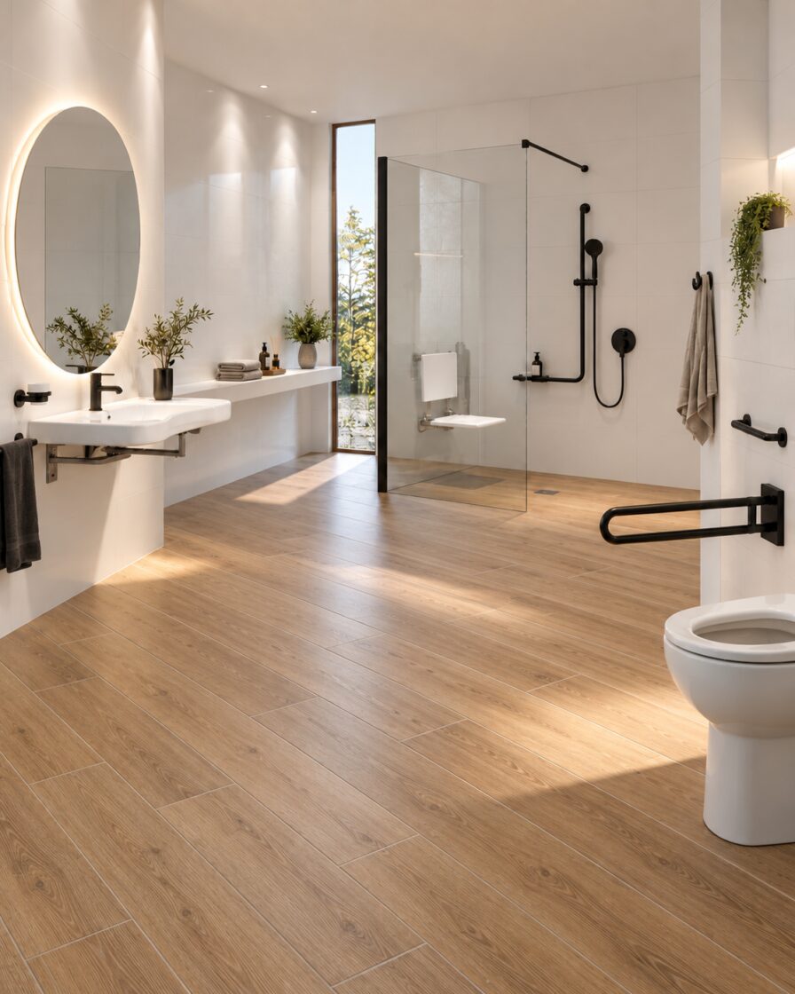 Projection d’ambiance — Salle de bains PMR & accessibilité